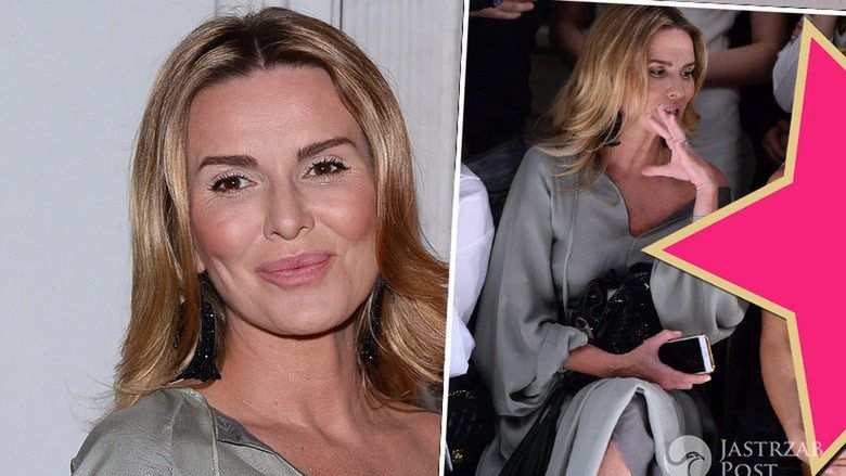 Hanna Lis i Małgorzata Rozenek na pokazie Łukasza Jemioła