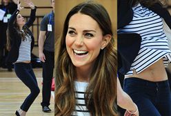 Kate Middleton pokazała brzuszek!