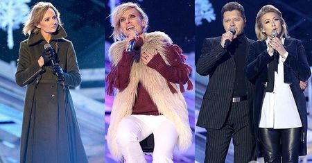 Gwiazdy na koncercie "Świąteczne życzenia z Krakowa": Patrycja Markowska, Katarzyna Cerekwicka, Kasia Stankiewicz, Krzysztof Kiljański...