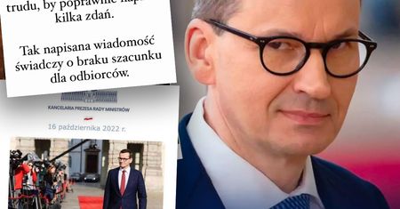List Mateusza Morawieckiego naszpikowany błędami! Ekspertka nie zostawiła na nim suchej nitki. "Tak napisana wiadomość świadczy o braku szacunku"