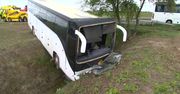 Autobus z przedszkolakami wjechał do rowu. 14 dzieci w szpitalu.