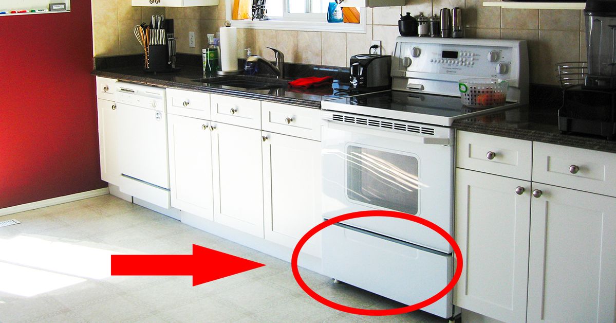 The Drawer under Your Oven Is Not for Storing Kitchen Stuff. It Has Better Uses
