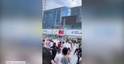 355-metrowy wieżowiec w Shenzhen zaczął się trząść. Ludzie uciekali w panice.