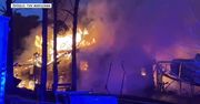 Pożar w stadninie w Warszawie. W środku zostało osiem koni
