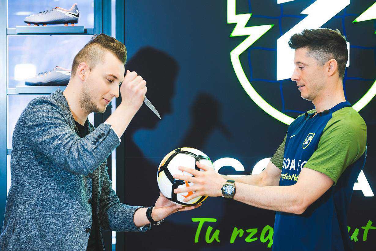 Robert Lewandowski i Magik Y