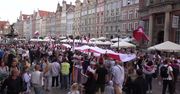 “Nadal wierzymy, że będzie wolny kraj”. Marsz solidarności z Białorusinami w Gdańsku.
