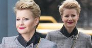 Małgorzata Kożuchowska pod studiem "Pytania na śniadanie" z torebką za 7 tysięcy złotych