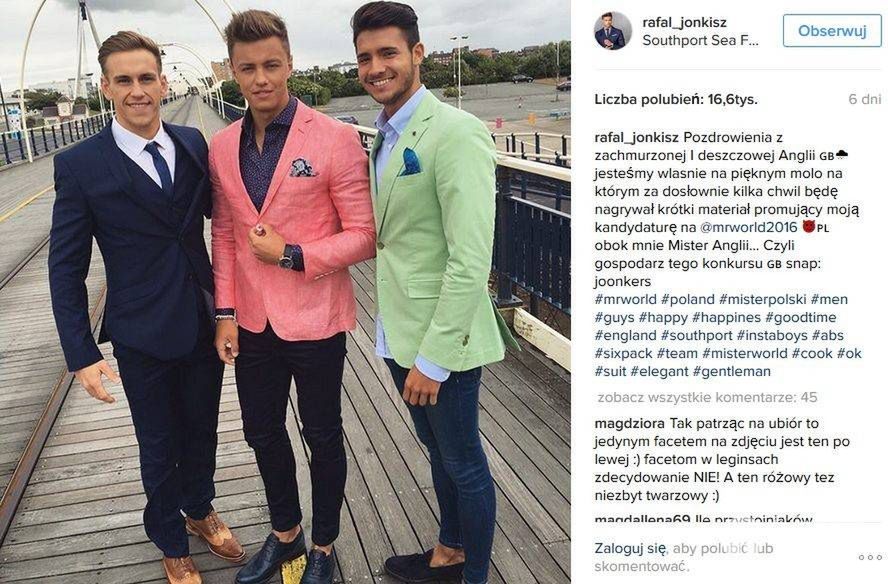 Rafał Jonkisz i inni uczestnicy wyborów Mister World 2016