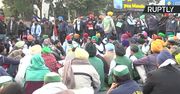 Protest rolników w Nowym Delhi