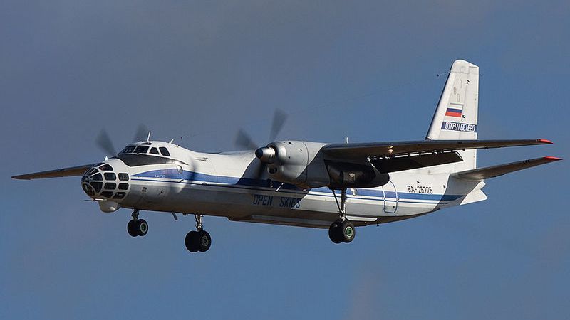 Antonow An-30 lata w ramach Traktatu "Open Skies"