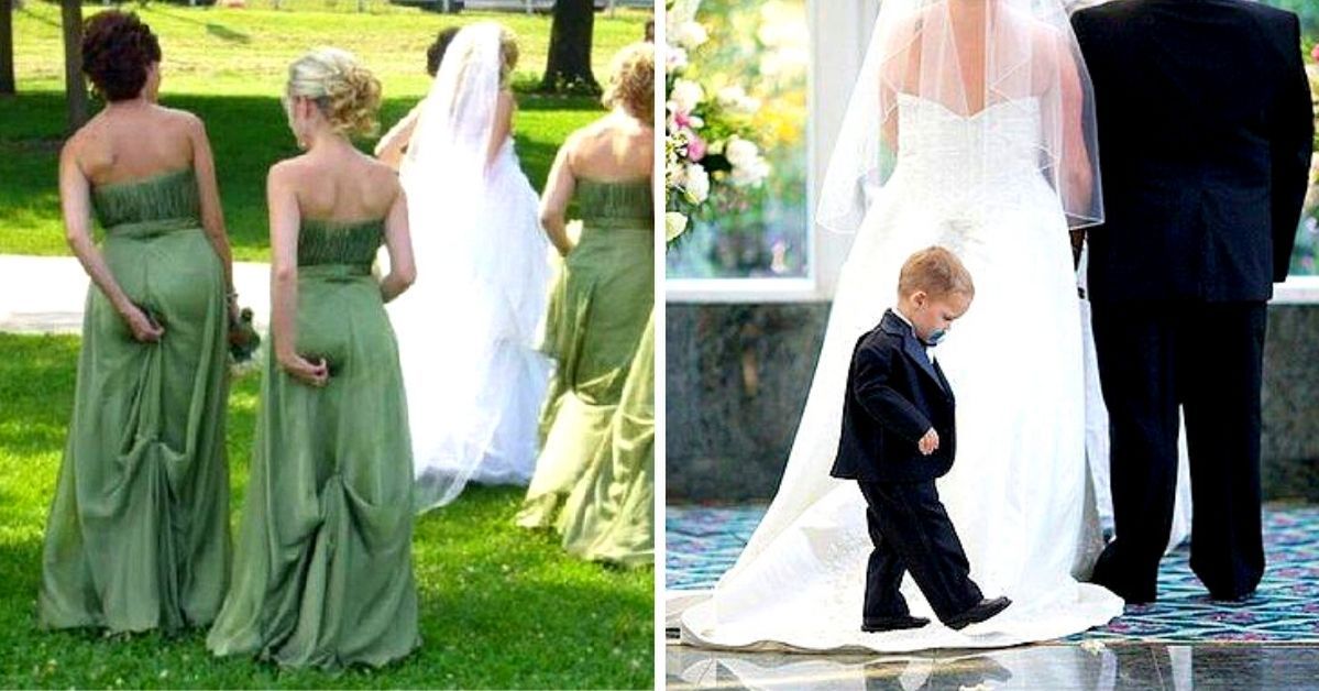 23 Hilarious Wedding Photos Most People Would Like to Forget