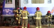 Pożar pociągu w Sędzisławiu na Dolnym Śląsku. Maszynista trafił do szpitala