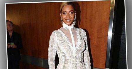 Beyonce cała w bieli i koronkach na gali wręczenia nagród Grammy 2016