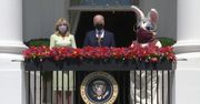 Joe Biden w towarzystwie żony i zajączka wielkanocnego wygłosił przemówienie świąteczne.