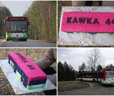 Lubelskie. Wzruszający gest mieszkańców Kawki. Szczęśliwi upiekli tort dla kierowcy autobusu