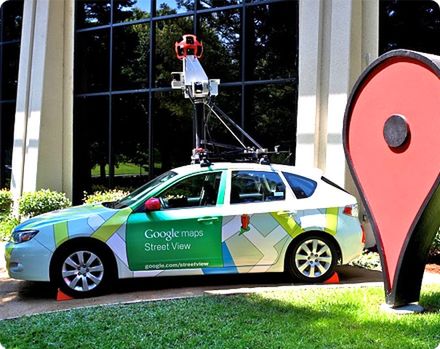 Google Street View w kolejnych miejscach w Polsce