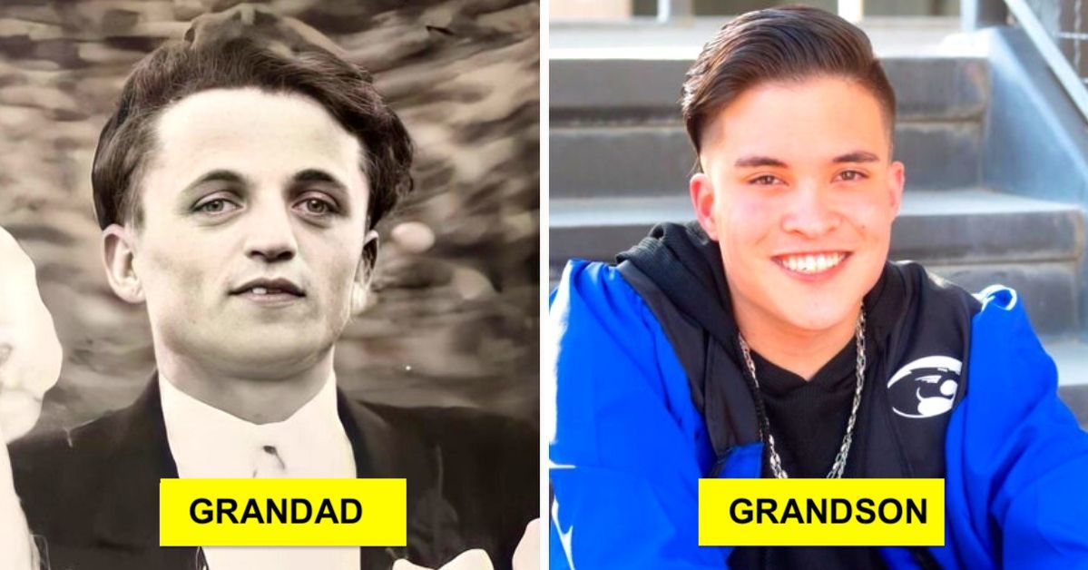 23 People Who Discovered They're Almost Clones of Their Ancestors. Like Father, Like Son