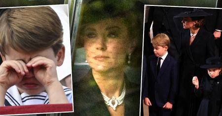 Książę Louis nie pojawił się na pogrzebie królowej. Krótko przed ceremonią zadał księżnej Kate łamiące serce pytanie