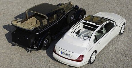 Luksus pod gołym niebem - Maybach 62 Landaulet