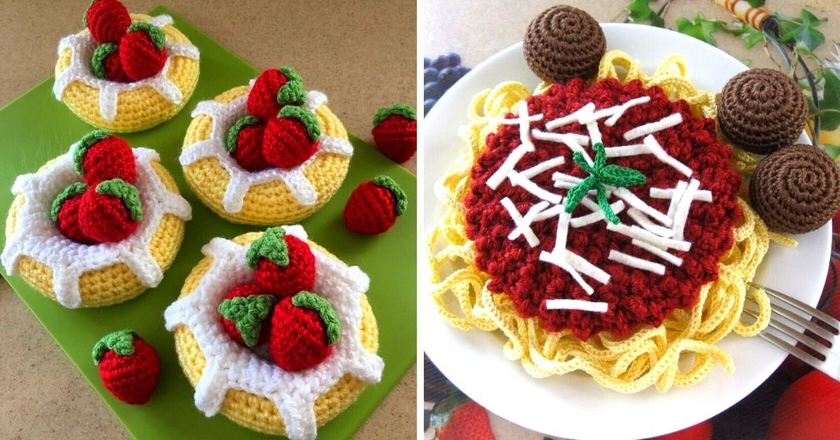 23 Amazing Crocheted Delicacies. They Will Not Add an Inch To Your Waistline