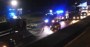 Tir uderzył w osobówkę na S17 na Mazowszu. Ranne dwie osoby