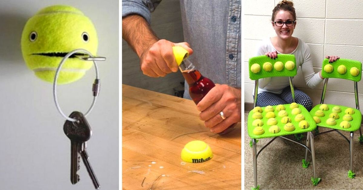 23 Surprising Ideas for Using Tennis Balls. Not Only Tennis Players Will Enjoy Them