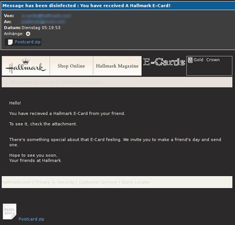 Spam zawierający szkodliwe oprogramowanie 