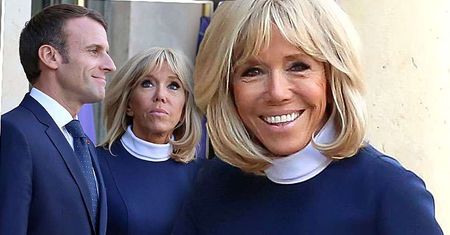Brigitte Macron błysnęła chudymi łydkami na oficjalnym spotkaniu. Co się stało z jej boskimi nogami?!