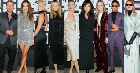 Gwiazdy na pokazie Dawida Wolińskiego: Małgorzata Kożuchowska, Małgosia Socha, Natasza Urbańska, Zofia Ślotała...