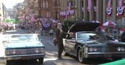 Dubler Harrisona Forda kręci sceny do „Indiany Jonesa” w Glasgow. Podobny?