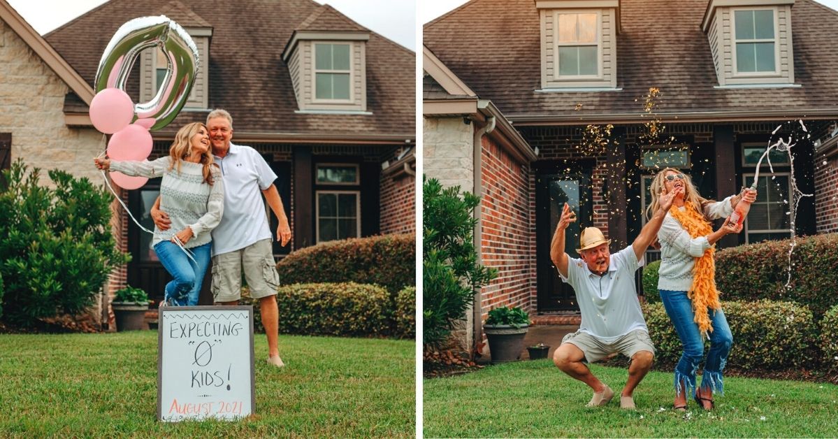 A Couple Celebrates their Children Moving Out by Having a Special Photo Session Without them