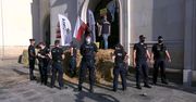 Zablokowane wejście do ministerstwa rolnictwa. Poranny protest AgroUnii.