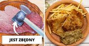 Jak rozbić schabowe bez użycia tłuczka? Od teraz będzie zupełnie zbędny