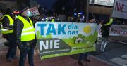 Mieszkańcy Katowic protestowali przeciw planom budowy linii kolejowej do CPK. Miałaby biec przez południowe dzielnice