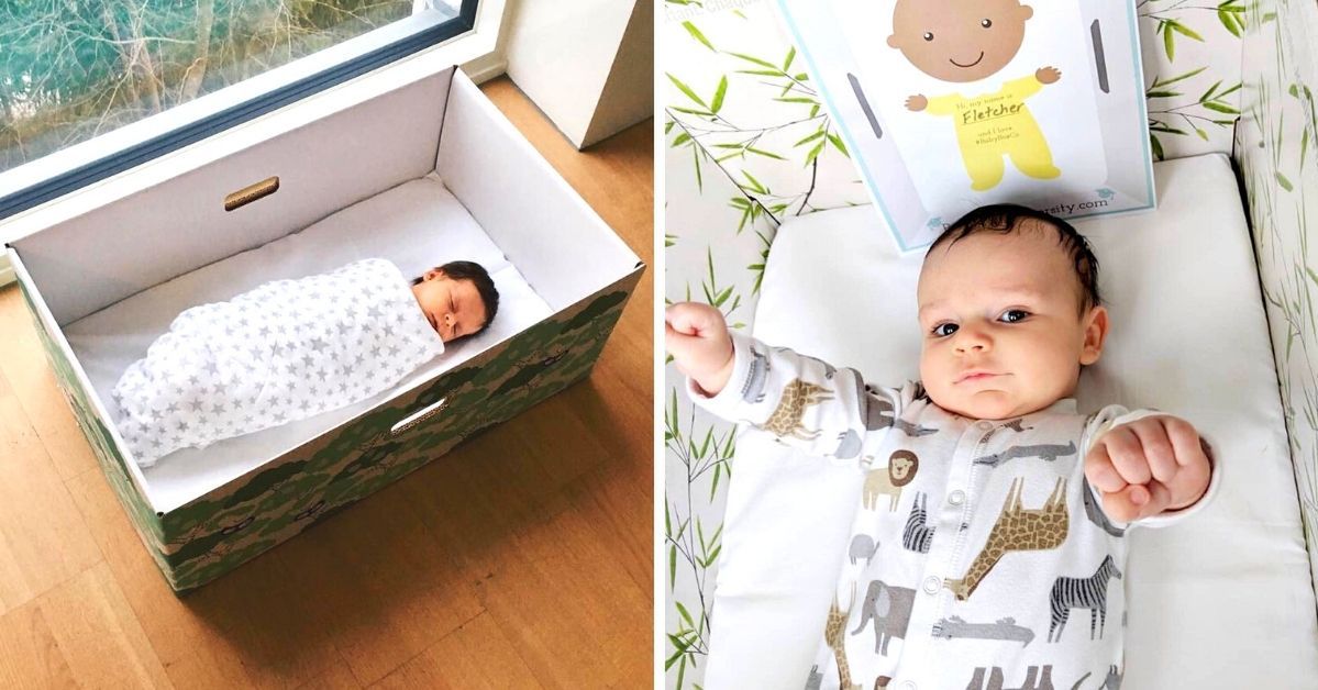 Fińskie mamy układają noworodki do snu w kartonowych pudełkach. Mają ku temu swoje powody