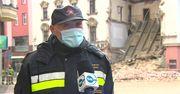 Zawaliła się ściana kamienicy w centrum Rybnika.