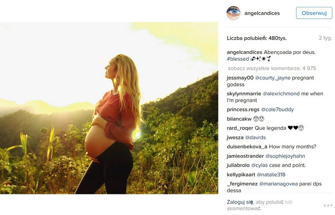 Candice Swanepoel jest w ciąży