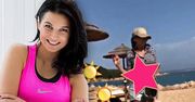 Anna Lewandowska z odsłoniętym brzuchem wygłupia się na plaży! Ten film mówi wszystko o jej formie!