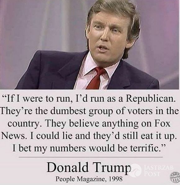 Donald Trump o Partii Republikańskiej
