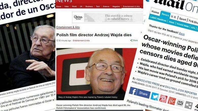 zagraniczne media o śmierci Andrzeja Wajdy