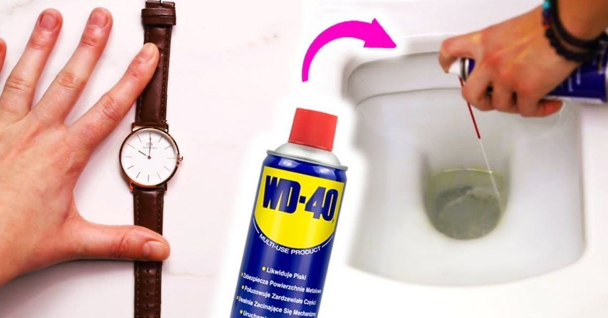 13 sprytnych zastosowań WD-40 o których większość ludzi nie ma pojęcia!