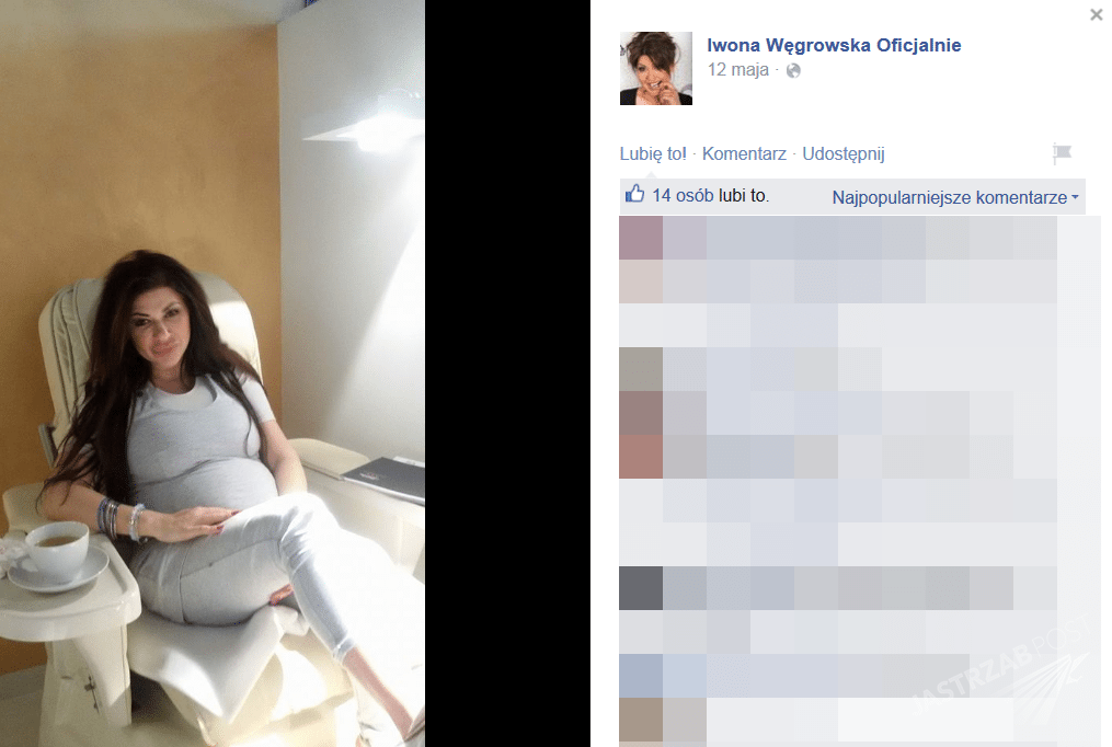 Oryginalny post Iwony Węgrowskiej
Fot. screen z Facebook