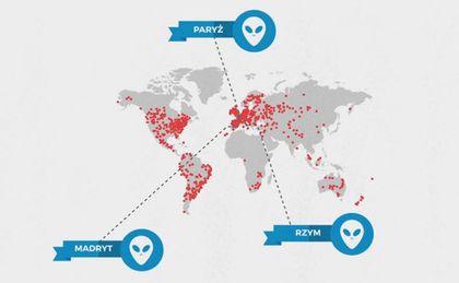 Statistica: Mamy mapy UFO. Tu kosmici lądują najczęściej