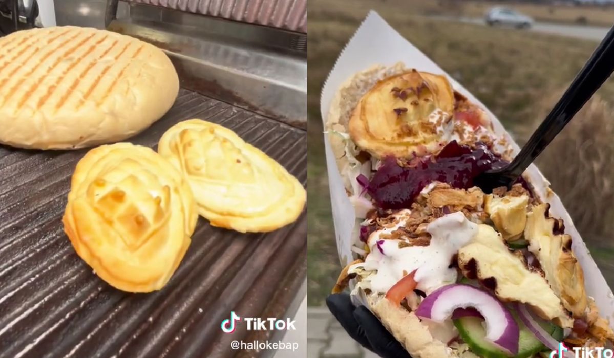 Góralski kebab - Pyszności; foto: TikTok: hallokebap