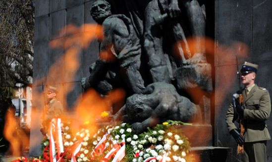 Oddali hołd bohaterom powstania w Getcie Warszawskim