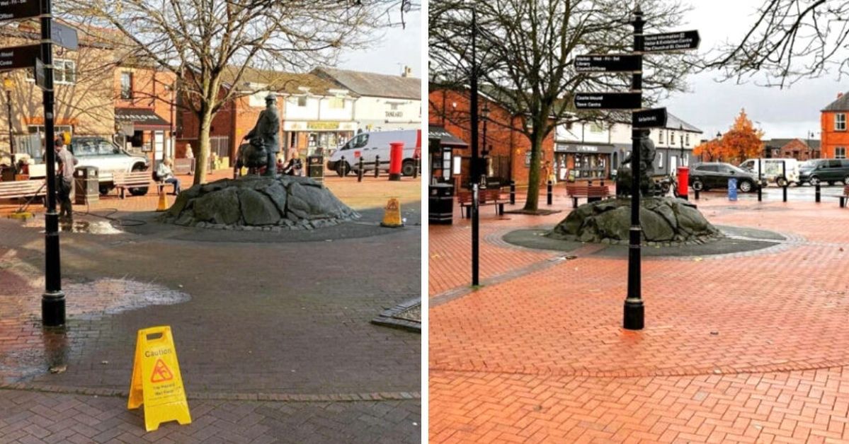 20 Places That Have Completely Changed Their Appearance After Being High-Pressure Wash