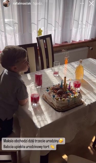 Rafał Maślak pokazał przyjęcie urodzinowe syna