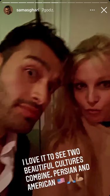 Britney Spears i Sam Asghari na ślubie przyjaciół