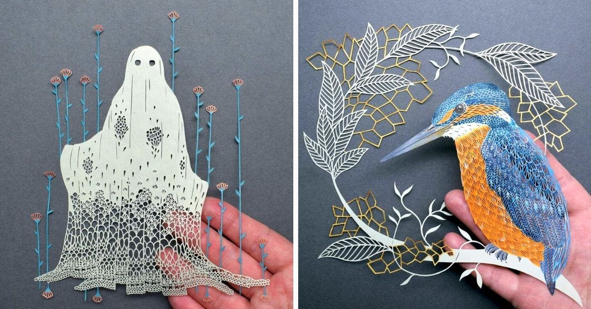 25 Elaborately Crafted Cutouts that Look Like Artful Lace. Handmade, Paper Works of Art!