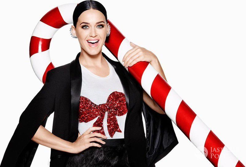 Katy Perry w świątecznej kampanii H&M 2015 (fot. H&M)